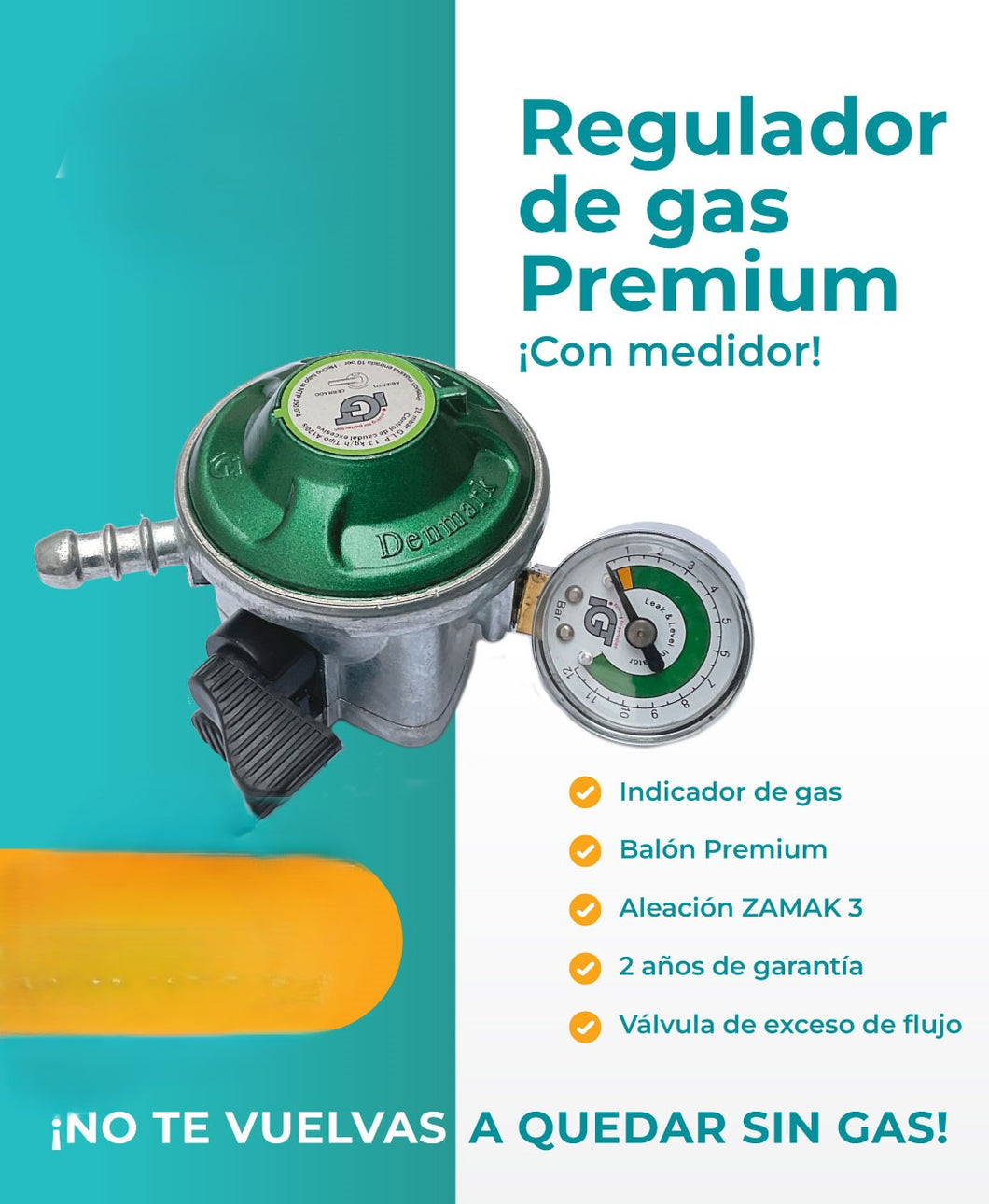 REGULADOR DE GAS PREMIUM